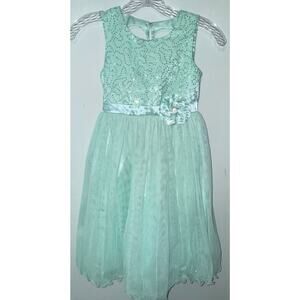 American Princess Girls 7 Dress Sequin Bodice Formal Party Wedding Holiday